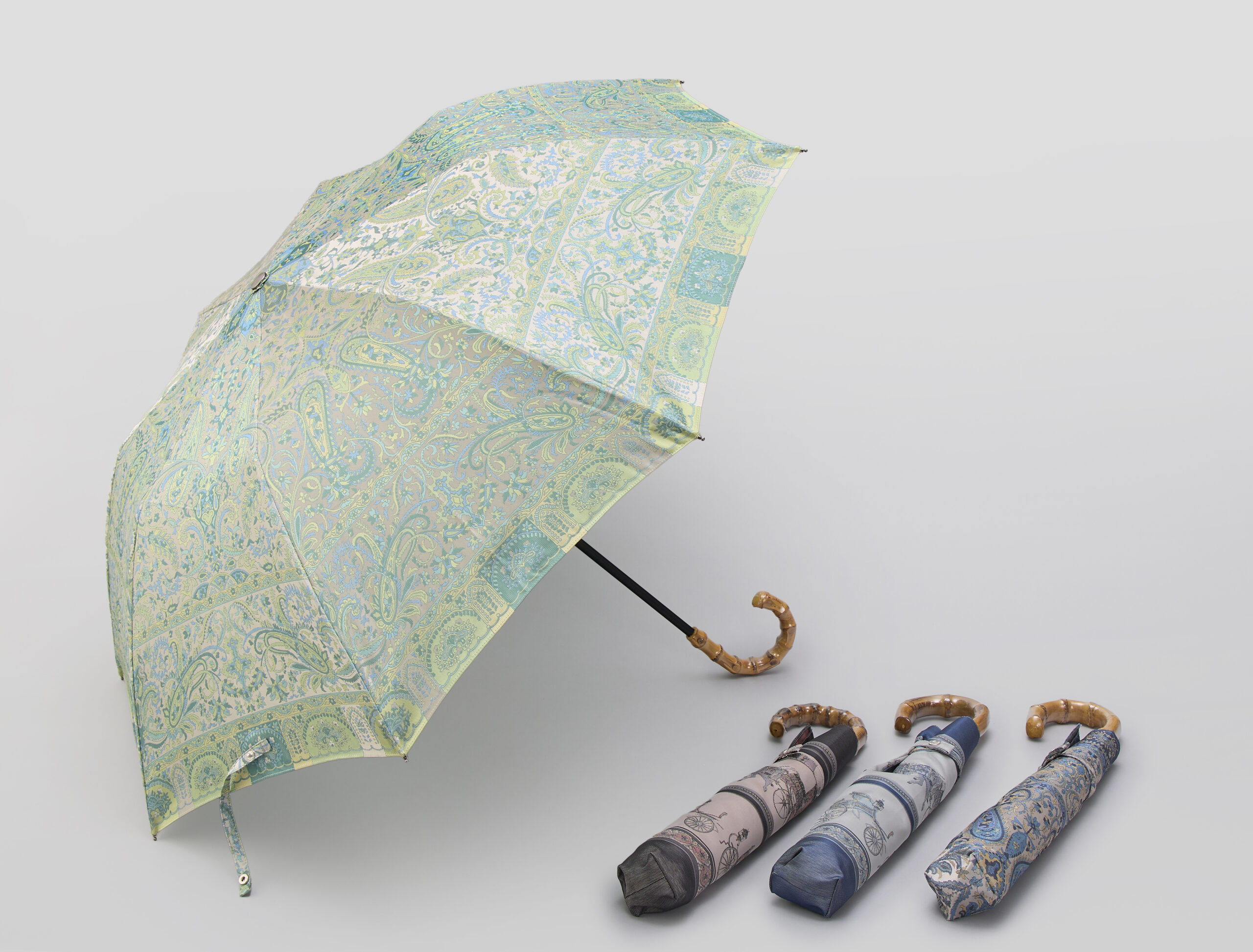 IR9　ヨコハマタイヤ 折り畳み傘 非売品 2本 横幕2枚 Umbrella of Yokohama - ヨコハマ・グッズ001 横浜のおみやげ